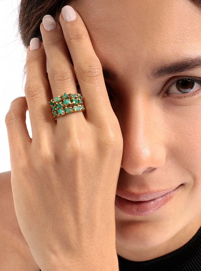 Amelia Emerald Ring