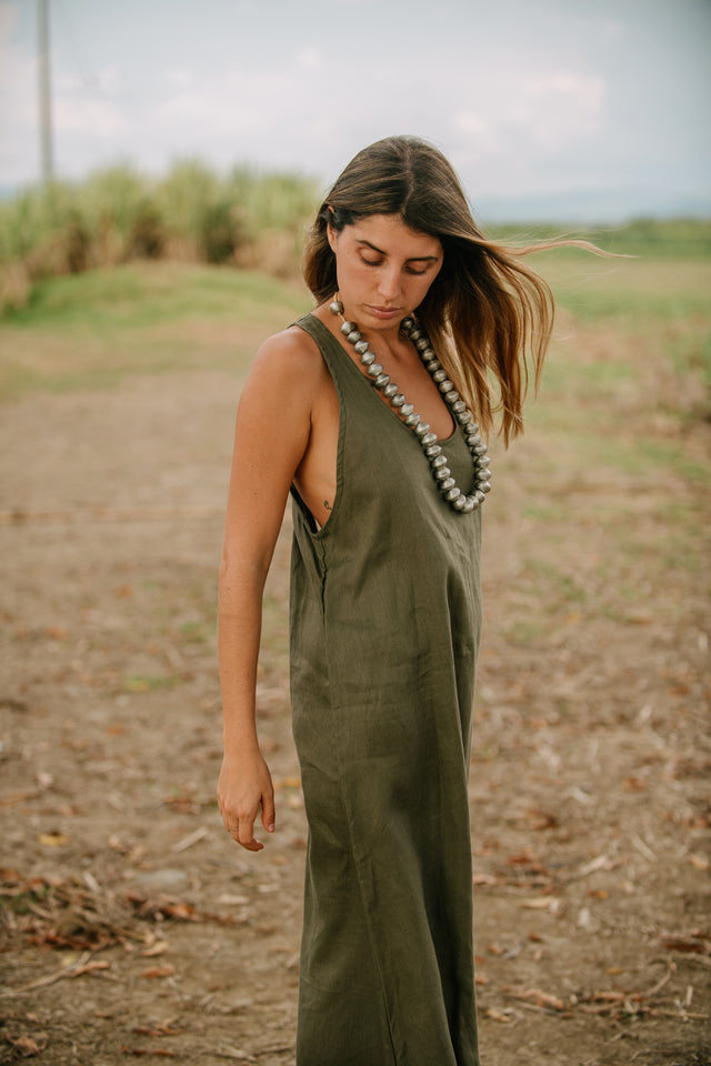 Shella Island Dress - Green