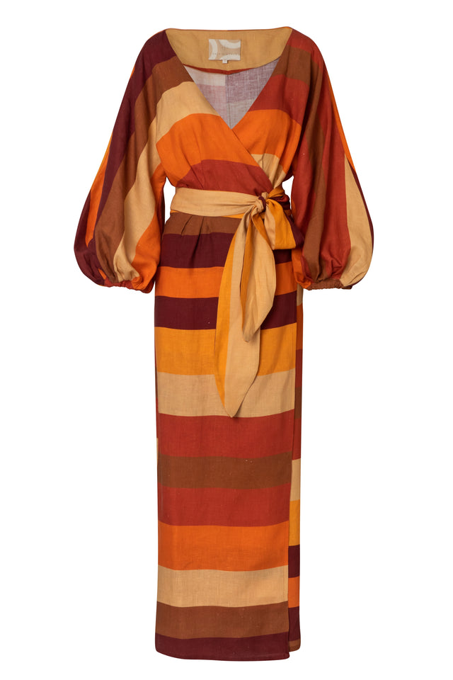 Lavanda Dress - Fade Stripes