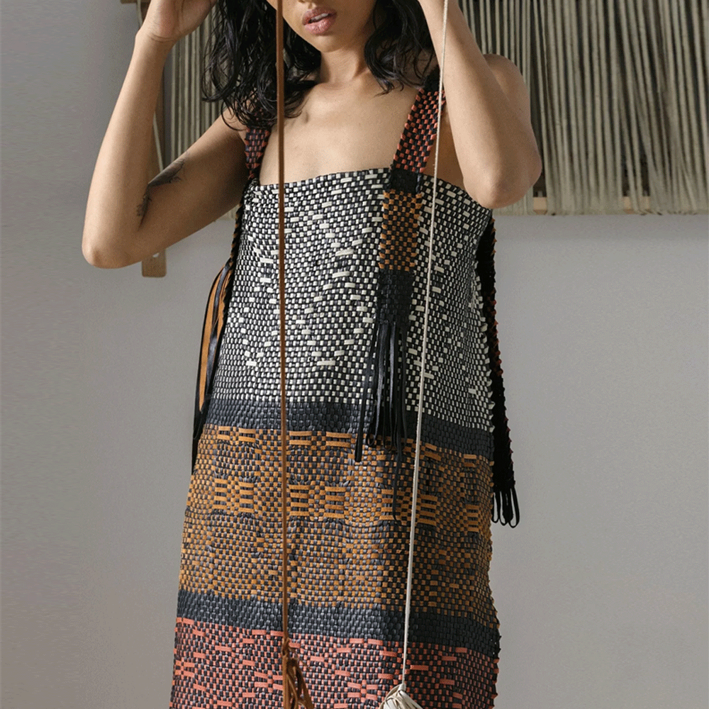 Solid Colors Telar Dress - Pedal Loom Women Dress – Guelaguetza Designs