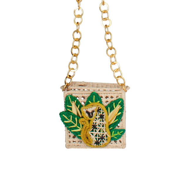Mini Tiger Jungle Handbag with Chain