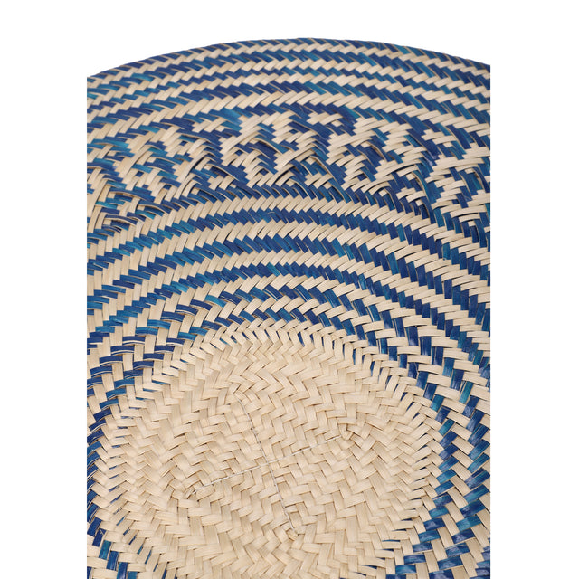 Set Of Natural Wayuu Placemats - Blue